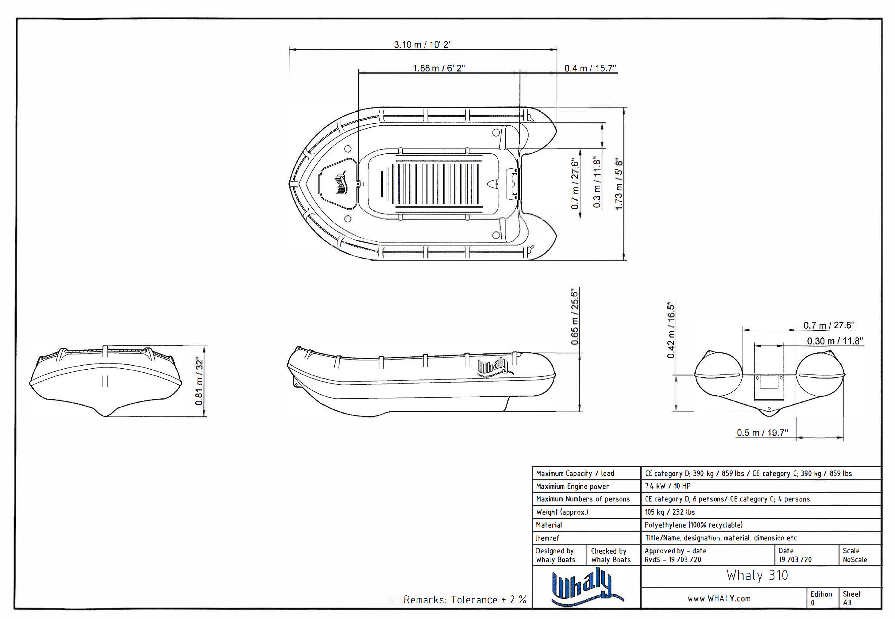 Technical drawing 310
